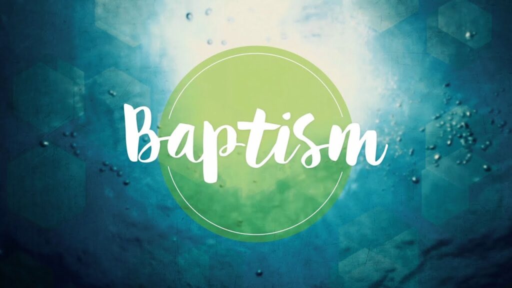 Baptism and Fellowship